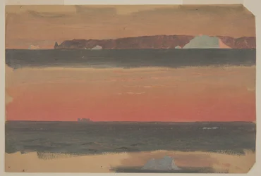 Ritning, Cape St. John, Newfoundland, 1 juni 1859