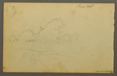 Ritning, Catskill Mountain House, 1844