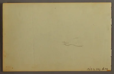 Teckning, Molnstudie, 1844