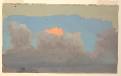 Teckning, Molnstudie, 1860-70