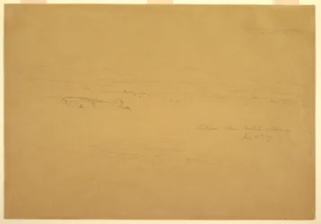 Ritning, Cotopaxi mellan Machachi och Talunga, 19 juni 1857