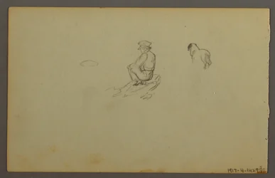 Teckning, Dunes, 1844
