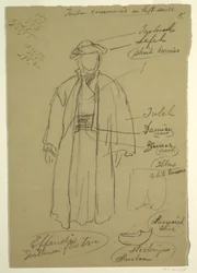 Ritning, Effendi Gentleman, 1868