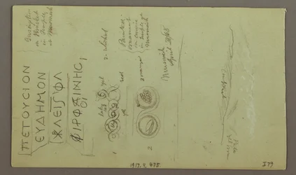 Ritning, fasaden till Parrelorium, 28 april 1868