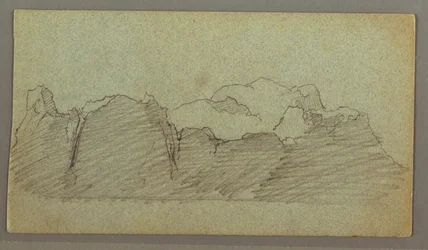 Teckning, Flytande isberg, möjligen juni 1874