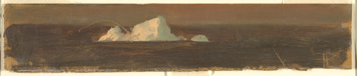 Teckning, Flytande isberg, 1859
