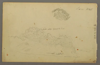 Teckning, Hill ranges, 1844