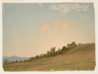 Teckning, Hillside, Hudson, New York, juli 1870