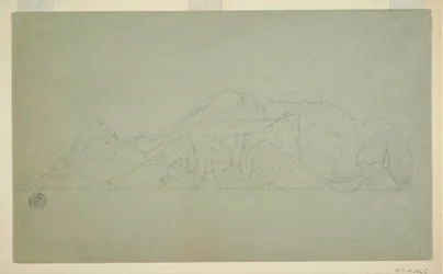 Teckning, Isberg, juni eller juli 1859