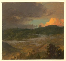 Teckning, Landskap, 1865
