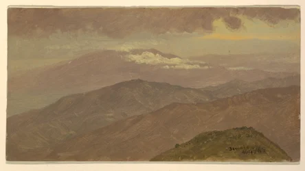 Teckning, Landskap, augusti 1865