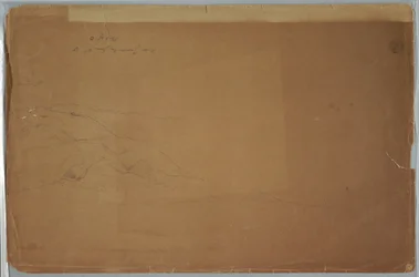Teckning, Landskap nära Guaranda, Ecuador, 4 juni 1857