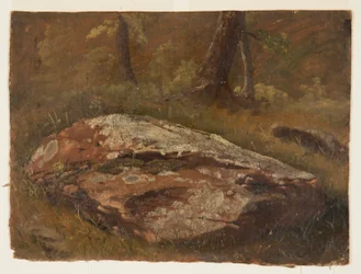 Teckning, Mossy Rock, augusti 1845
