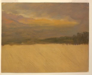 Teckning, Bergslandskap, 1860-70
