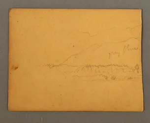 Teckning, Berg, möjligen 1856