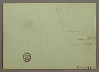 Teckning, Mountainside, april 1869