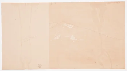 Teckning, Mt. Katahdin från sydost; Verso: Mt. Katadhin, 1876-78