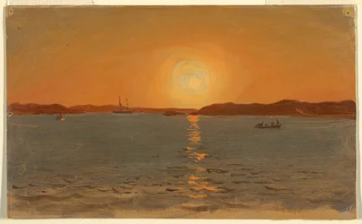 Teckning, Newfoundland, Cat Head, juni 1859
