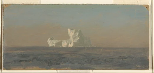 Teckning, utanför isberg, Newfoundland, juni 1859