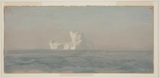 Teckning, utanför isberg, Newfoundland, juni 1859