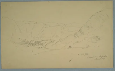 Ritning, Petty Harbour, 24 juni 1859