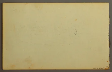 Teckning, Växtstudie, ansikten, möjligen 1844