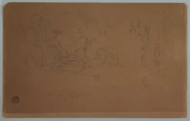 Teckning, Saberreta, Ecuador, 23 juli 1857