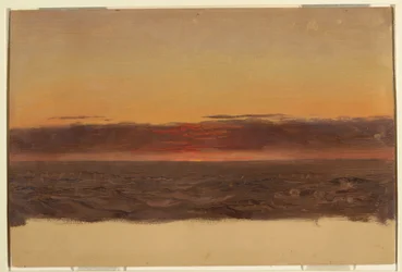 Teckning, Havslandskap, 1859