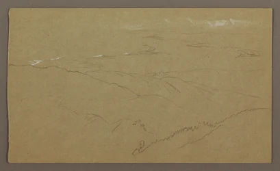 Teckning, Strand och hav, "Bloxburgh", augusti 1865