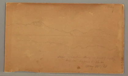 Ritning, Sidovy av byggnad, fönster, 29 maj 1868