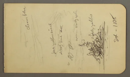 Teckning, Himmel över Irland, 1878