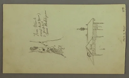 Ritning, Sloping Valley, 8 juli 1868