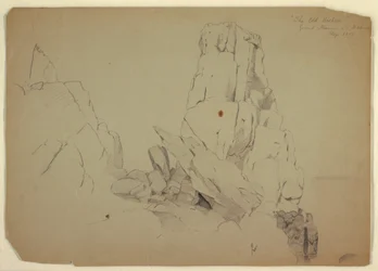 Teckning, "Den gamle biskopen", september 1851