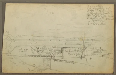 Teckning, Stad (Ecuador), 1853