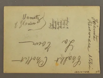 Ritning, stadsbyggnader, möjligen 1868-69