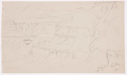 Ritning, El Yemens dal, 20 februari 1868