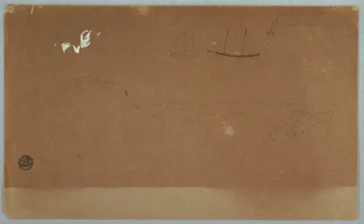 Teckning, Vyer från Labrador eller Newfoundland, juni eller juli 1859