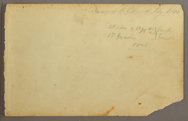 Teckning, Trädbevuxet landskap, 1844