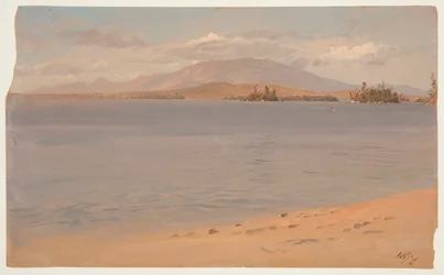 Mount Katahdin från sjön Millinocket