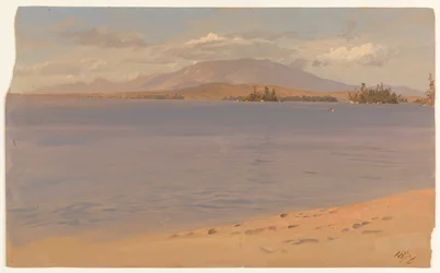 Mount Katahdin från Lake Millinocket