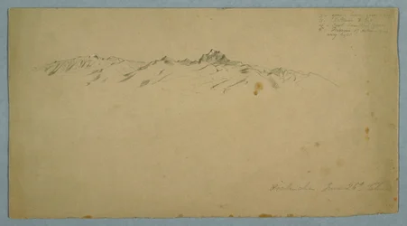 Mount Pichincha från Chillo, Ecuador