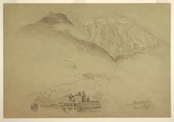 Mounts Goell och Brett nära Berchtesgarden, Bayern