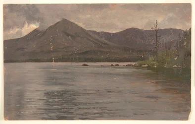 Berget Katahdin, från sjön Katahdin