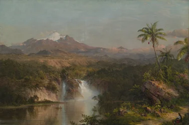 Utsikt över Cotopaxi, 1857.