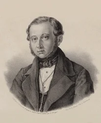 Porträtt av violinisten och kompositören Thomas Tagesbeck 1799-1867, 1837-1838.