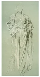 Studie av Daphnephoria, c1880-1882