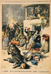 Händelser på Kreta, från "Le Petit Journal", 26 juli 1896