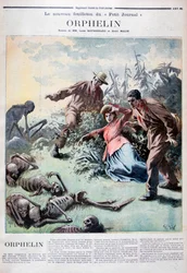 Illustration till Louis Henri Boussenard och Henri Makins bok Orphelin, 1894