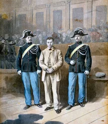 Rättegången mot Sante Jeronimo Caserio, italiensk anarkist och mördare, 1894