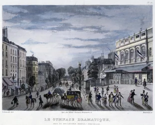 Dramatiska gymnasiet - i ""Paris 1832" av Martens
